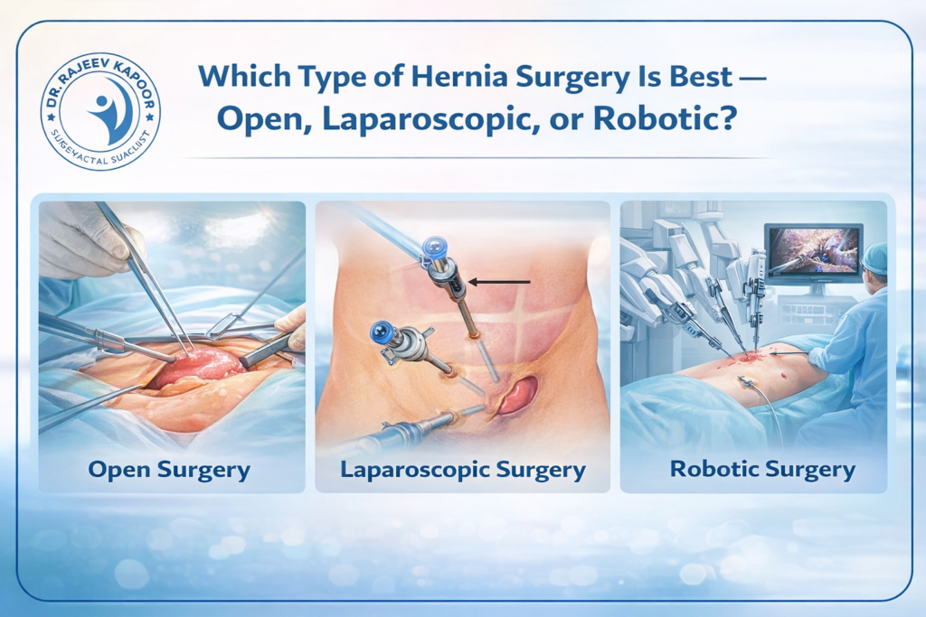 Which Type of Hernia Surgery Is Best — Open, Laparoscopic, or Robotic