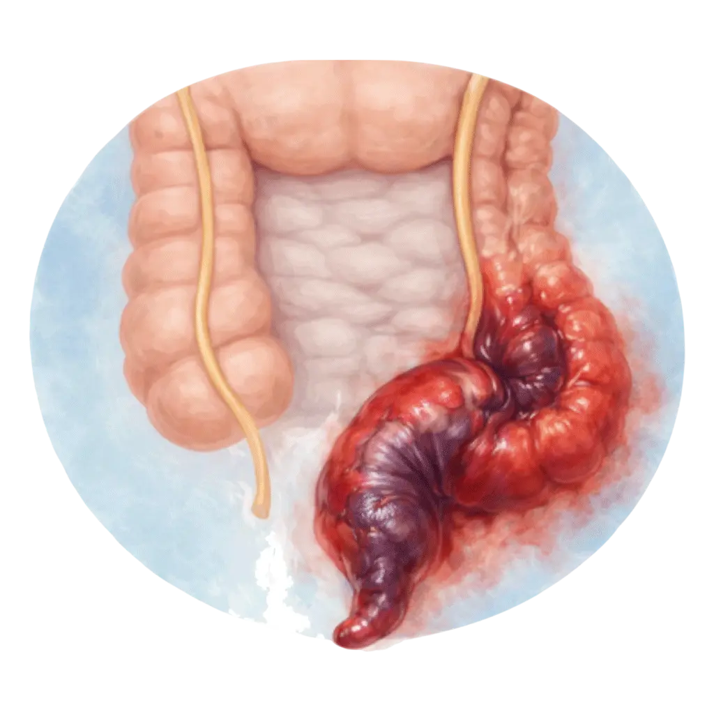 Severe pain that may appear disproportionate to the visible skin changes