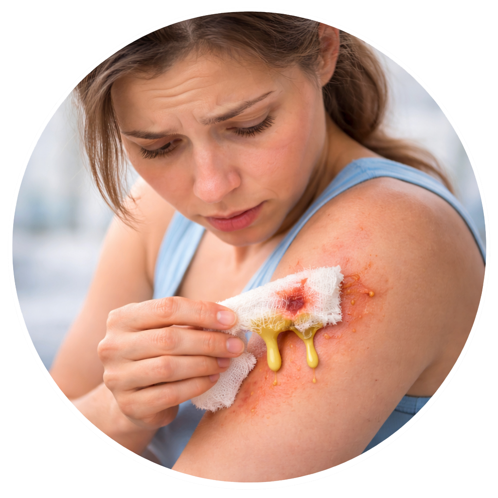 Discharge or foul odor